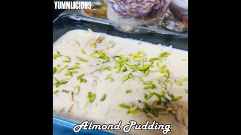 #Almond pudding #yummlicious