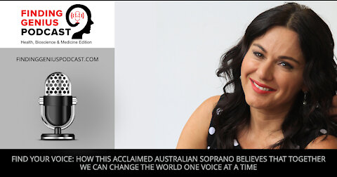 How This Acclaimed Australian Soprano Believes That Together We Can Change The World