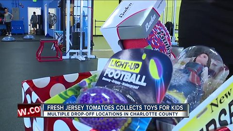 Fresh Jersey Tomatoes holds third annual toy drives for Charlotte County Kids