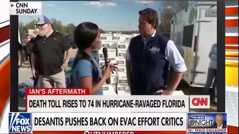 Ron DeSantis destroyed with FACTS CNN rep that tried to corner him about the evacuation during Ian