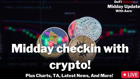 Crypto Midday Checkin | Price Action | Levels To Watch | Bitcoin & Crypto Price TA Charts Update