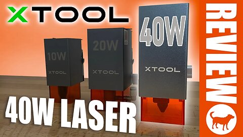 XTool 40W Diode Laser Module Review | 40W Output | Integrated Air Assist | Cut 20mm in ONE Pass!