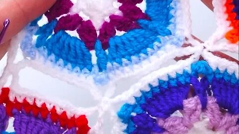 This is the best way join motif 😍 Oh my god this crochet is so beautiful for blanket