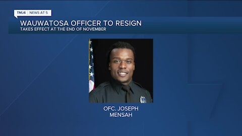 Wauwatosa Police Officer Joseph Mensah to be paid $130K as he resigns from police department