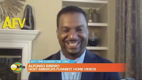 Mel talks with Alfonso Ribeiro