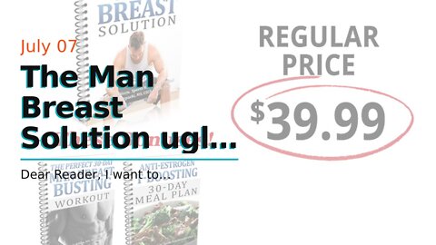 The Man Breast Solution ugly man breasts