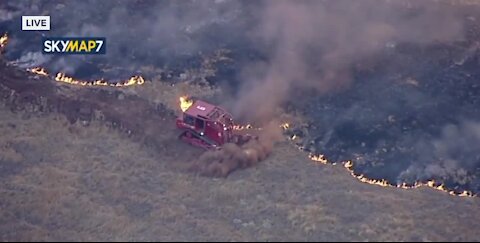 Fire near San Dimas, California | Breaking news