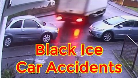 Black Ice Car Accidents 12.07.2021 — LARBERT, UK