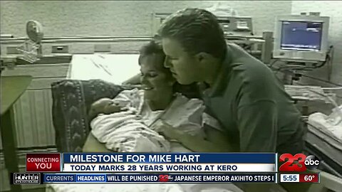 Today marks 28 years at KERO for Mike Hart