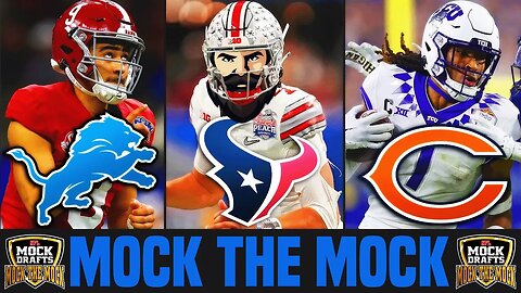 GOAT House's 2023 NFL Mock Draft | Mock The Mock