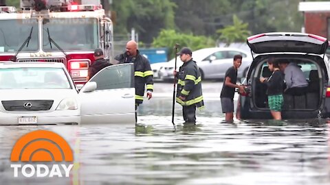 Record Heat Fuels Wildfires Out West As Northeast Suffers Flash Floods