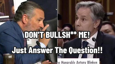 NASTY: Ted Cruz RIPS Antony Blinken To SHREDS For LIES And Foreign Policy Failures