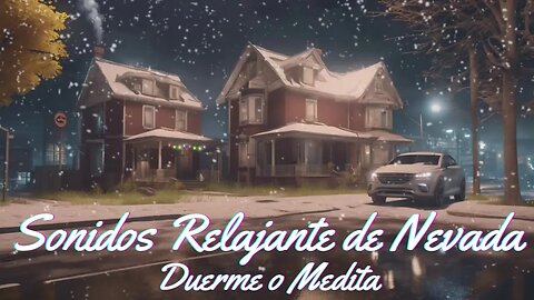 Sonidos Relajantes de la Nieve ❄️ | Musica de ambiente relajante | BLIZZARD SOUND TO SLEEP TO❄️ASMR💤