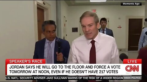 Jim Jordan: We Will Elect A Speaker Tomorrow!