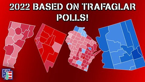 2022 Senate Map BASED ON TRAFALGAR POLLS