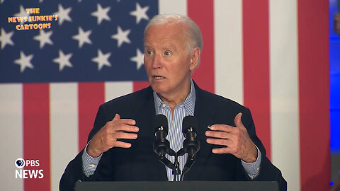 Almighty Biden: "They're trying to push me out of the race. Let me be clear, I'm staying in the race! I'll beat Donald Trump! I will beat him again in 2020!.. not a joke!"