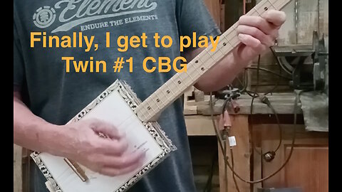 Shaping the neck Cigar Box Guitar - assembly and playing