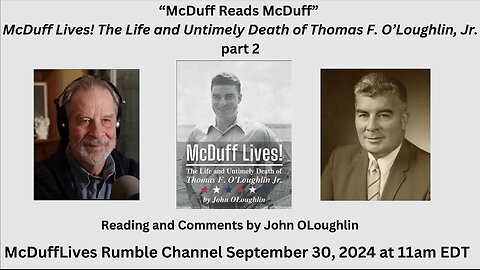 McDuff Lives! reading and comments September 30,2024