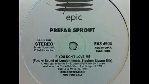 Prefab Sprout-If You Don't Love Me (FSOL meets Stephen Lipson mix)