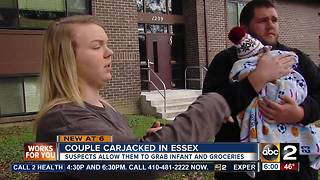 Couple carjacked, allowed to rescue infant