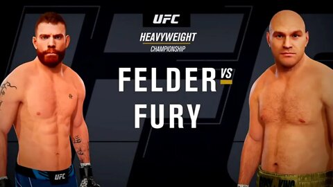 EA Sports UFC 4 Gameplay Tyson Fury vs Paul Felder