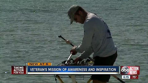 Florida man to paddle board 300 miles through Everglades to raise awareness for veteran suicides