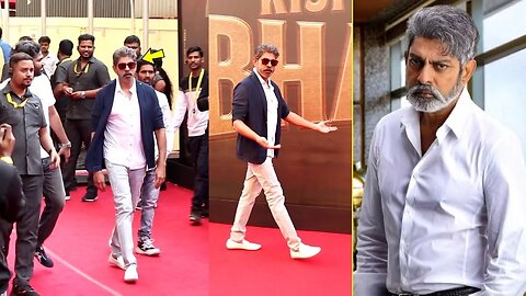 Jagapathi Babu Stylish Entry at Kisi Ka Bhai Kisi Ki Jaan Grand Trailer Launch in Mumbai Today