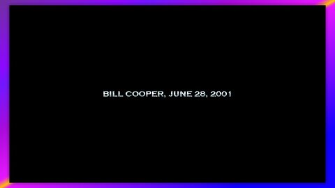 WILLIAM COOPER PREDICTED 9/11 ON JUNE 28, 2001