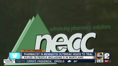 Pharmacist in deadly meningitis outbreak headed to trial