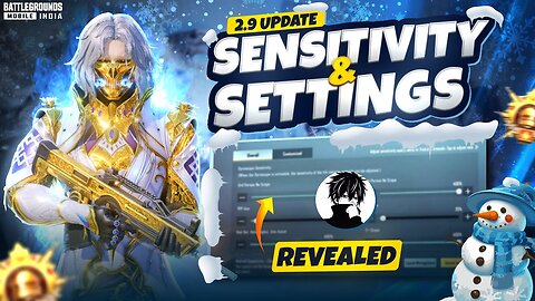 BGMI 2.9 New Update SENSITIVITY _ SETTINGS _ BIXI OP Settings Revealed _ Zero Recoil Sensitivity