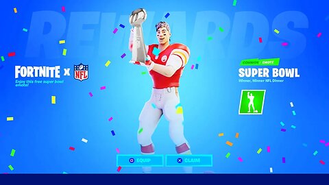 Claim The *FREE* "SUPER BOWL" Emote in Fortnite! (Fortnite x NFL)