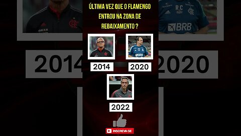 ENQUETE! ÚLTIMA VEZ DO FLAMENGO NA ZONA DE REBAIXAMENTO? - É TRETA!!! NOTÍCIAS DO FLAMENGO #Shorts