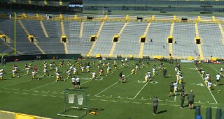 Packers get first taste of empty Lambeau Field