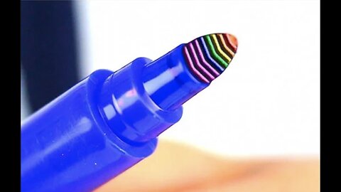 How to make a rainbow Felt-Tip Pen