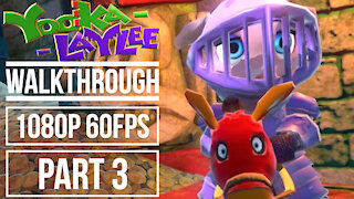 YOOKA LAYLEE Gameplay Walkthrough PART 3 No Commentary World 1 Tribalstack Tropics [1080p 60fps]