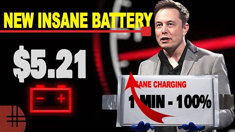 IT HAPPENED! Elon Musk Just Shocked by New Insane battery, Charging in 1 min, only $5.21!