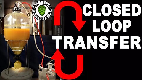 Fermentasaurus Closed Loop Transfer. No Foaming, No Oxidation, Oxygen Free Transfer