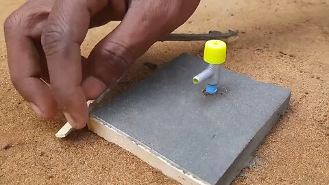 How to make a mini water pump Science project Water filter tank construction