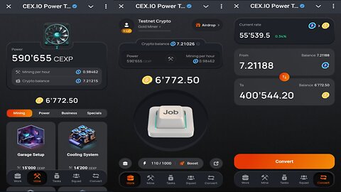 CEX.IO Power Tap | Season 2 is HERE! You Can Make HUGE Profits As A Newbie | Telegram Crypto Bot