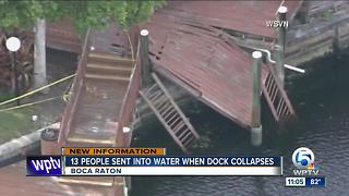 Injuries reported after dock collapse in Boca Raton