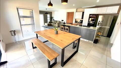 How To Build A Rustic Oak Dining Table