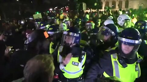 🔴#Live from London Parliament Square Million Mask March.