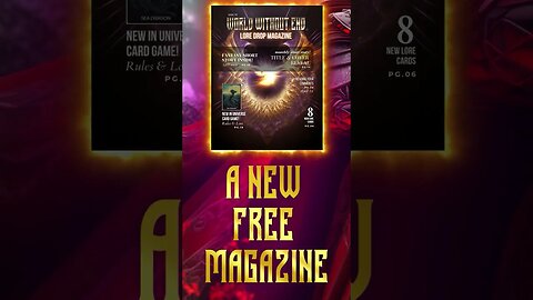 Lore Drop Digital Magazine - Out now Original Dark Fantasy/Sci-Fi RPG World short Free Publication