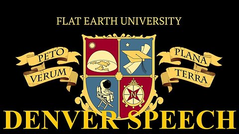 Flat Earth Denver Speech via StrangeWorld - Mark Sargent ✅