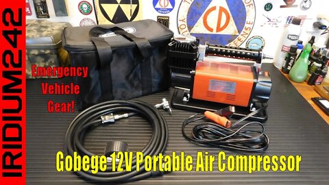 Vehicle Emergency Gear: Gobege 12V Portable Air Compressor