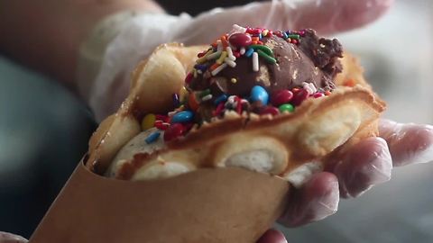 You can get a cone of edible cookie dough from this Phoenix food truck!