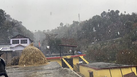 First Snow Fall In Dalhousie ❄️🥶 || Rainy Season