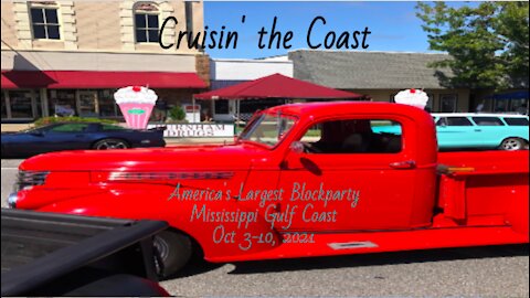 'Cruisin the Coast', America's Largest Block party, Mississippi Gulf Coast, Oct 3-10, 2021