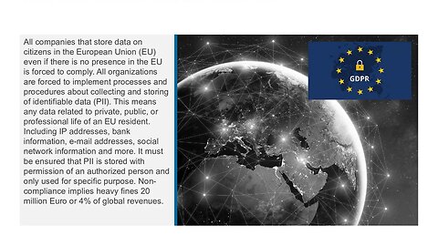 General Data Protection Regulation GDPR