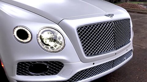 Bentley Bentayga Wrap ! Satin Pearl White Wrap !